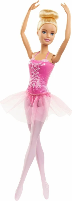 Mattel Barbie - Ballerina Barbie im Ballerina-Outfit mit Tutu und Spitzenschuhen blond