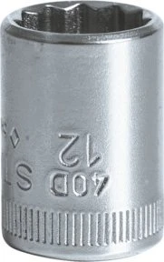 Stahlwille 40D Außenzwölfkant Steckschlüssel 1/4", 12x23mm