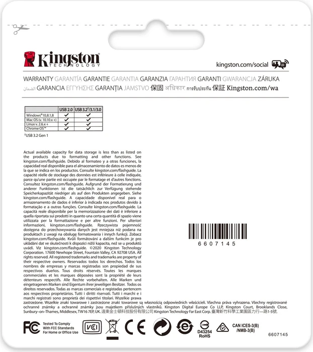 Kingston DataTraveler Duo 32GB, USB-A + USB-C, USB 3.2 Gen 1×1