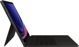 Samsung EF-DX725 Book Cover Keyboard mit AI-Taste für Galaxy Tab S9 / S9 FE / S10 FE, schwarz, DE