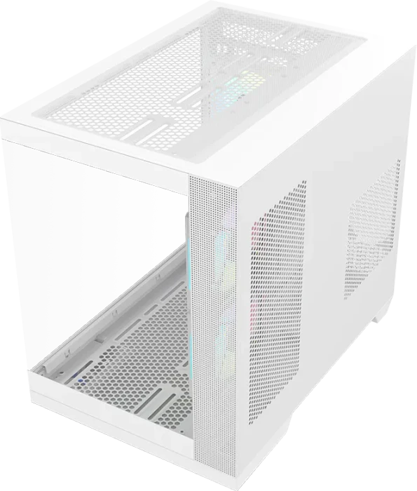 iTek Dark Cave DS White, Glasfenster