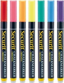 Securit Kreidemarke sortiert, 7er-Set