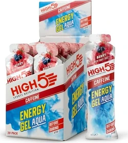 High5 Energy Gel Aqua Caffeine Berry 1.32kg (20x 66g)