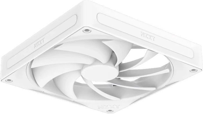 NZXT F Series F140Q (2024), Matte White, weiß, 140mm