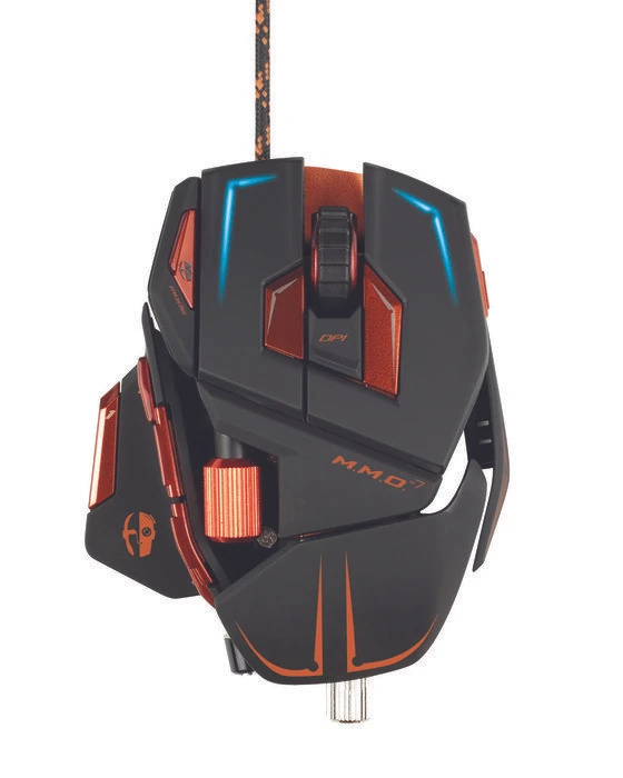 MadCatz Cyborg M.M.O 7 Gaming Mouse schwarz matt, USB