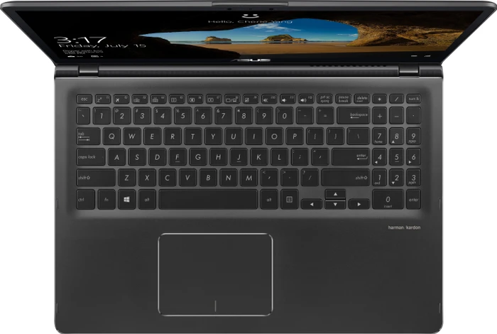 ASUS ZenBook Flip 15 UX561UD, Smoky Grey, Core i7-8550U, 16GB RAM, 256GB SSD, 2TB HDD, GeForce GTX 1050, DE