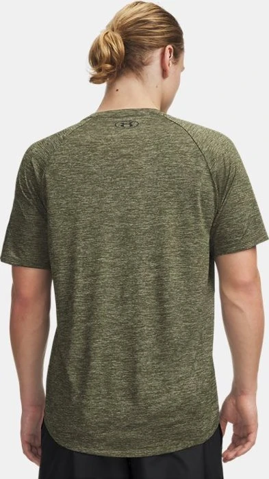 Under Armour Tech 2.0 Funktionsshirt kurzarm marino od green/black (Herren)
