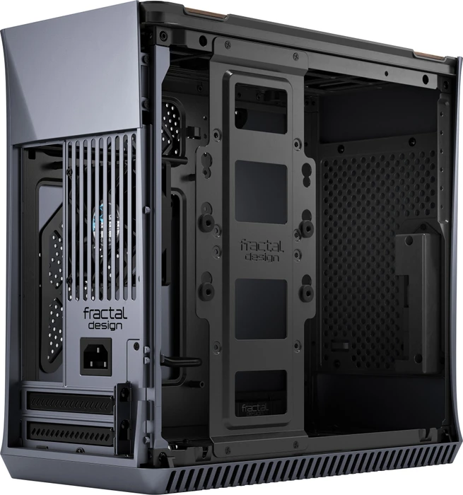 Fractal Design Era ITX Titanium Grey Walnut, Mini-ITX