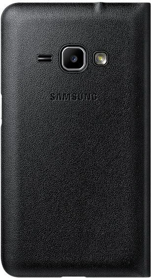 Samsung Flip Wallet für Galaxy J1 schwarz