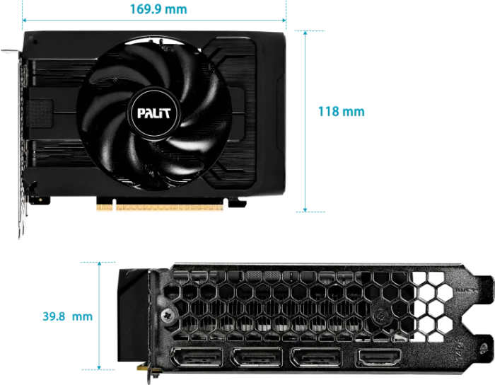 Palit GeForce RTX 5050 StormX, 8GB GDDR6, HDMI, 3x DP
