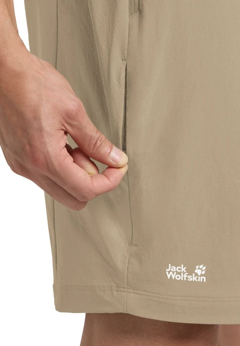 Jack Wolfskin Hikeout Hose kurz hazel wood (Herren)