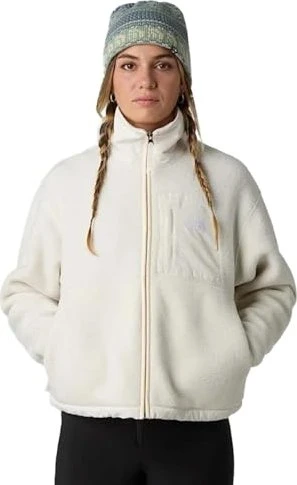 The North Face Yumiori Off Peak Full Zip Fleece Jacke white dune (Damen)