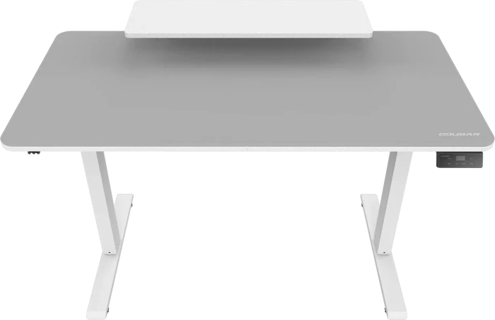 Cougar E-Star 120 Gaming Desk elektrisch höhenverstellbarer Sitz-Steh-Schreibtisch 120x60cm weiß/weiß