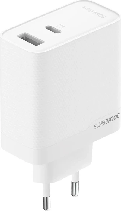 OPPO SuperVOOC Ladegerät 80W mit 2 Anschlüssen