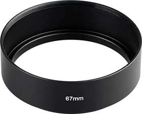 ayex Aluminium Gegenlichtblende-Sonnenblende flach 67mm