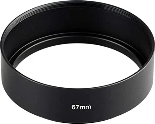 ayex Aluminium Gegenlichtblende-Sonnenblende flach 67mm