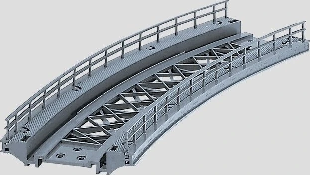 Märklin - Spur H0 Zubehör - H0 Rampenstück gebogen R360mm
