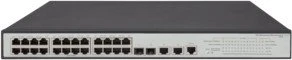 HP OfficeConnect 1950 24G Rackmount Gigabit Smart Switch, 26x RJ-45, 2x SFP+, 370W PoE+