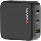 Verbatim Mini-GaN-Ladegerät mit Display 100W 3-Port schwarz Vorschaubild