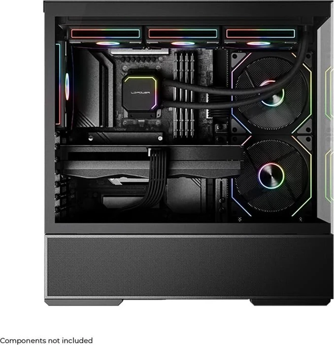 LC-Power Gaming 812B Onyx Vision, schwarz, Glasfenster