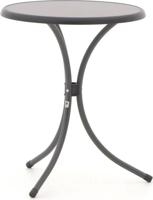 Sieger Bistro mecalit-Pro Bistrotisch 60cm eisengrau/schieferdekor anthrazit
