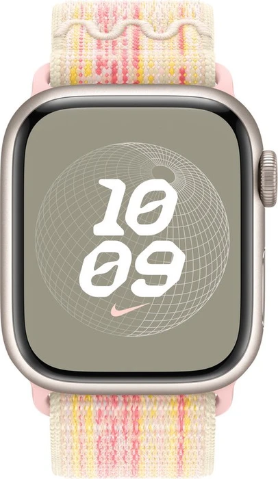 Apple Nike Sport Loop für Apple Watch 41mm Starlight/pink