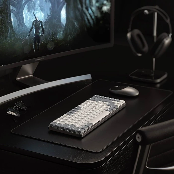 Satechi SM1 Slim Mechanical Backlit BT Keyboard, Light, weiß/grau, low-profile BROWN Switches, USB/Bluetooth, ND