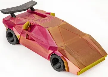 Polymaker Panchroma Dual Silk PLA, Aubergine (Lime-Magenta), Spule, 1.75mm, 1.00kg