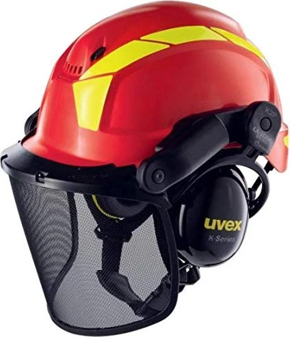 UVEX pheos forestry Schutzhelm rot
