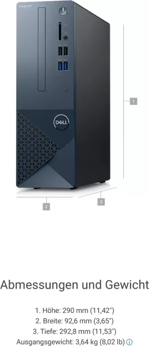 Dell Inspiron 3020 SFF, Core i5-13400, 16GB RAM, 512GB SSD, Windows 11 Home
