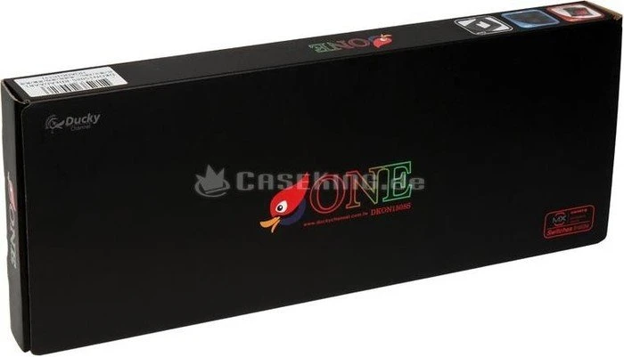 Ducky One schwarz, LEDs blau, MX GREEN, USB, DE