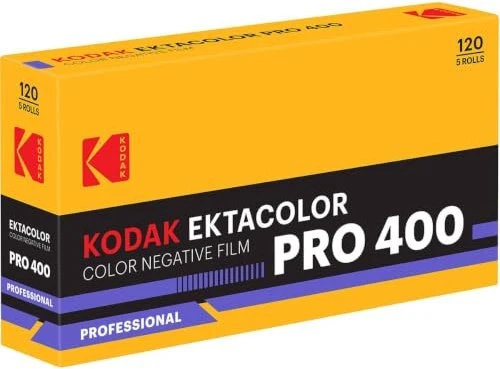 Kodak Ektacolor Pro 400 120 Farb-Negativfilm 5er Pack
