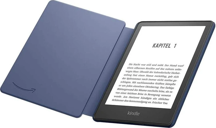 Amazon Kindle Paperwhite 11. Generation Cover, Leder, marineblau
