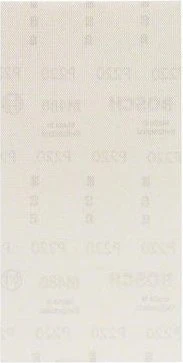 Bosch Professional M480 Best for Wood and Paint Gewebeschleifblatt K220, 115x230mm, 10 Stück