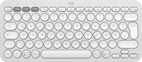 Logitech K380s Pebble Keys 2, weiß, Logi Bolt, USB/Bluetooth, DE