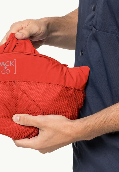 Jack Wolfskin Pack&Go Shell Funktionsjacke strong red (Herren)