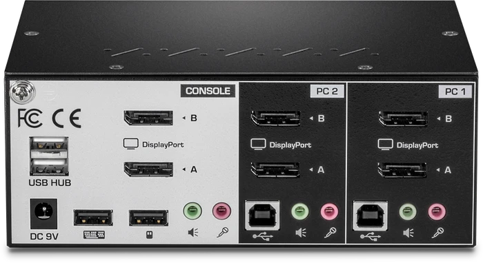 TRENDnet 2-fach Dual-DisplayPort KVM-Switch