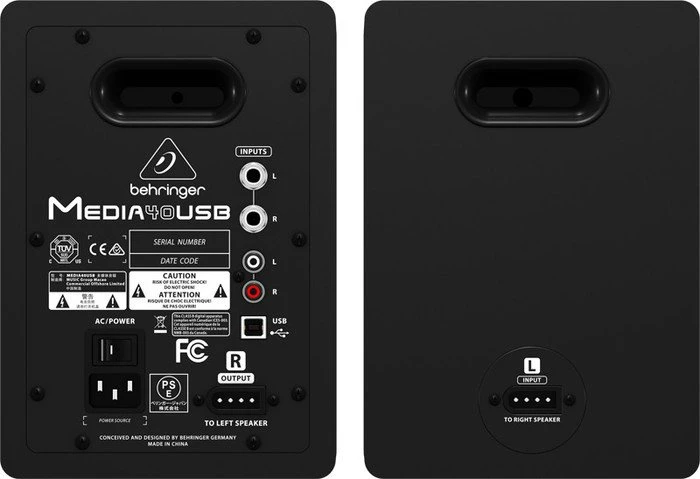 Behringer Media 40 USB, Paar