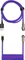 Cooler Master Coiled Cable USB-C auf USB-A, Tastaturkabel (Spiral-Textilkabel), 1.5m, Thunderstorm Blue/Purple Vorschaubild