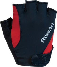Roeckl Basel Fahrradhandschuhe schwarz/rot