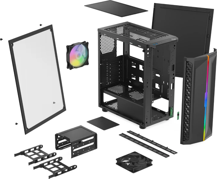 Endorfy SilentiumPC Signum SG1Q Evo TG ARGB, Glasfenster