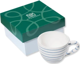 Gmundner Keramik Blaugeflammt Teetasse Maxima im Karton 400ml