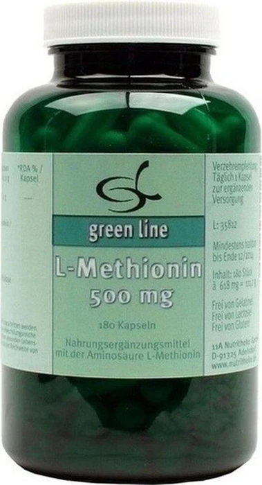 11A Nutritheke L-Methionin 500mg Kapseln, 180 Stück