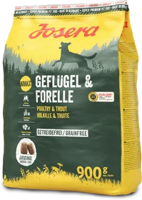 Josera Adult, Geflügel & Forelle, 900g