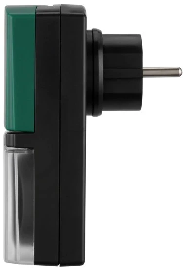 REV Ritter mechanische Außenzeitschaltuhr, IP44, schwarz/grün