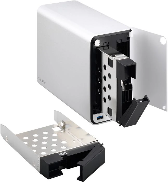 Shuttle OmniNAS KD20, 256MB RAM, 1x RJ-45 1000Base-T, 1x USB-A 3.0