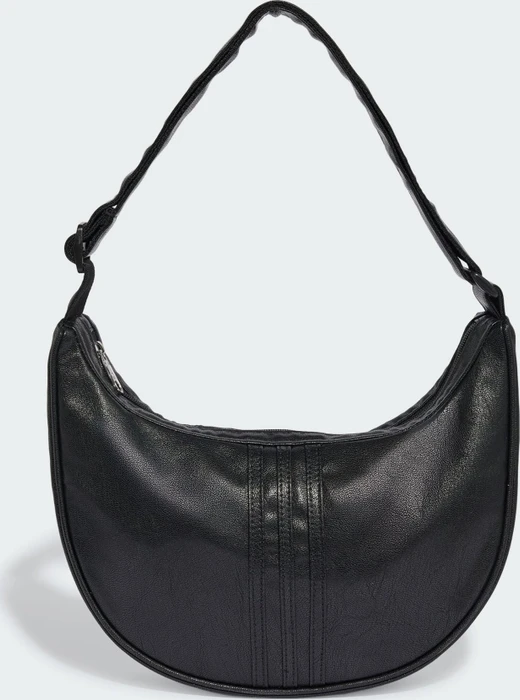 adidas Adicolor Metallic-PU Half Moon Schultertasche schwarz