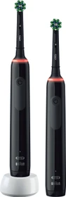 Oral-B Pro 3 3900 schwarz/schwarz + 2. Handstück + 2 Aufsteckbürsten