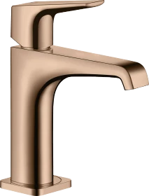 Hansgrohe Axor Citterio 130 mit Hebelgriff und Ablaufgarnitur polished red gold