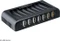 Akasa Connect 7 FC USB-Hub, 5x USB-A 2.0, USB 2.0 Mini-B [Buchse] Vorschaubild